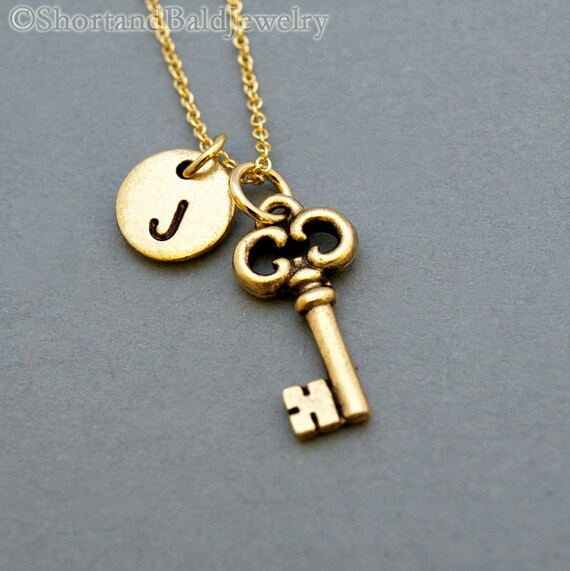 Charm - Chain of Keys, Antique Gold