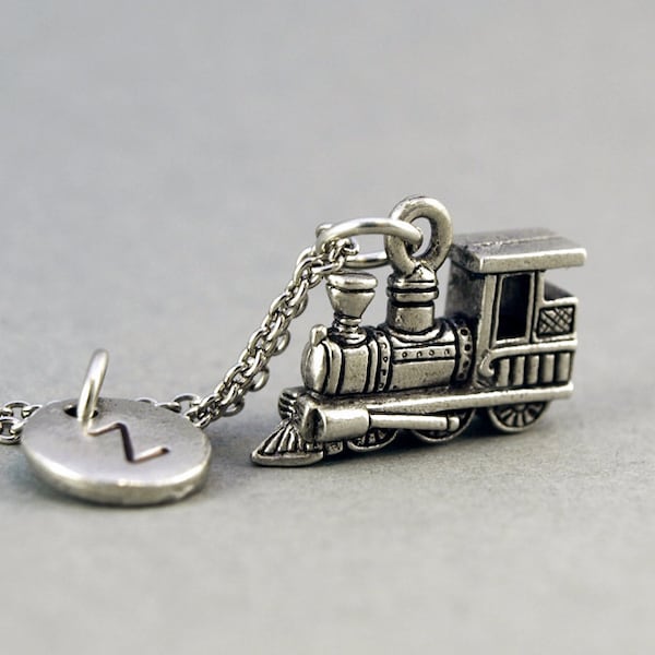 Gold Train Necklace Etsy