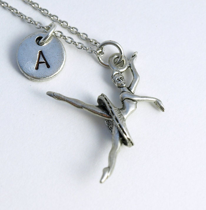 Mikelart Necklace Pendant Ballerina Arabesque Etudes