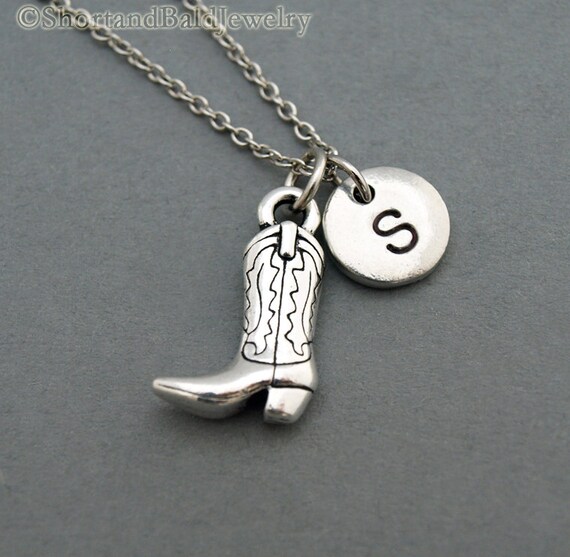 cowgirl boot necklace