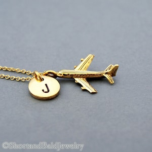 Pilot Jewelry Vintage Airplane Necklace