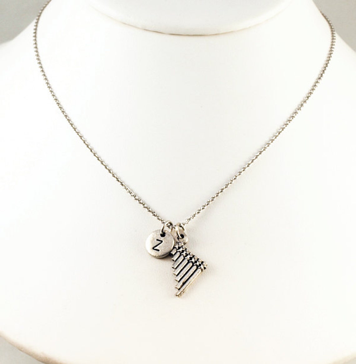 Pan flute Necklace pan pipes Pan flute charm antique Etsy