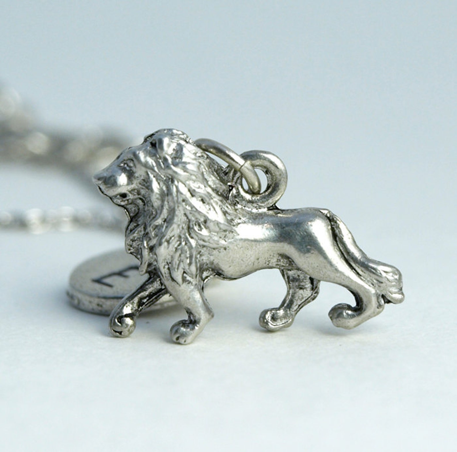 Lion charm necklace Clearance