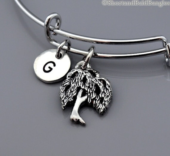 Willow Tree Charm Bangle Willow Tree Bracelet Willow Tree Etsy
