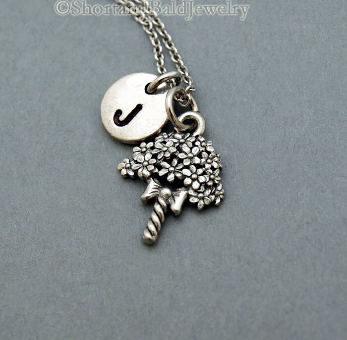 Flower bouquet necklace Wedding bouquet necklace antique Etsy