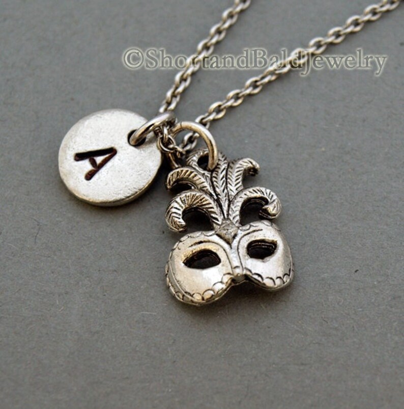 Masquerade Masks Necklace Mardi Gras Mask Necklace Antique Etsy