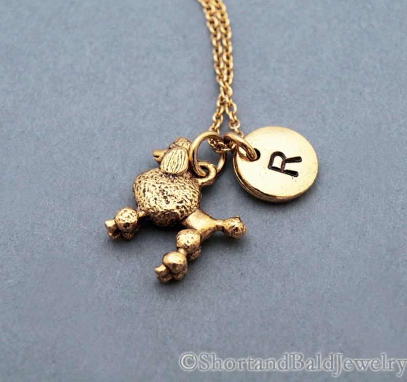 Poodle Necklace Poodle Dog Poodle Jewelry Poddle Charm Etsy