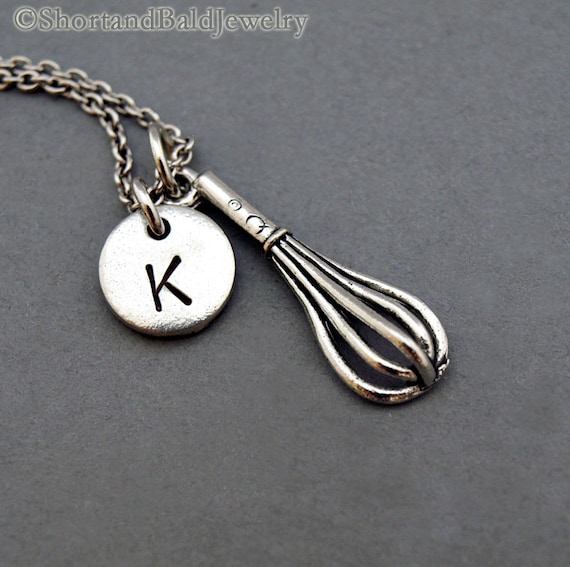 Kitchen Whisk Charm Sterling Silver Whisk Charm for Necklace or Bracelet