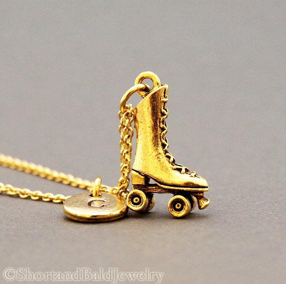 Collar de en línea joyería patinaje en línea - Etsy España
