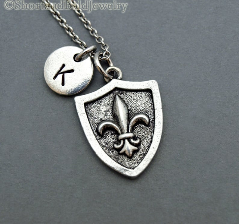 Shield Fleur De Lis Fleur De Lis Shield Fleurdelys  Etsy