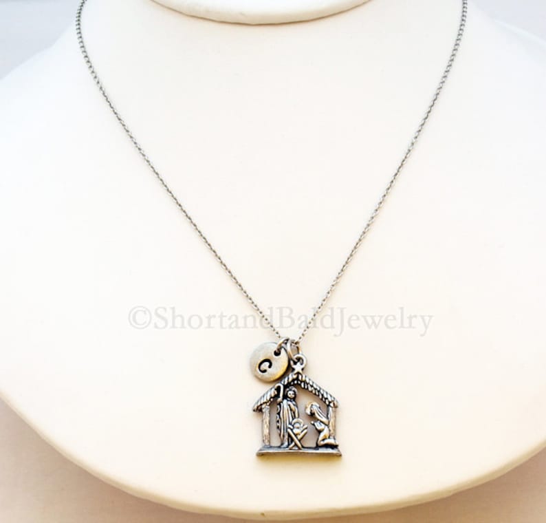 Nativity Scene Necklace Christmas Nativity Scene Birth of Etsy