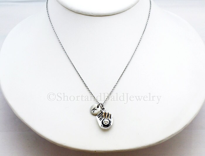 Baseball Glove Necklace Softball Necklace Baseball Mitt Etsy