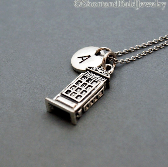 London Phone Booth Necklace