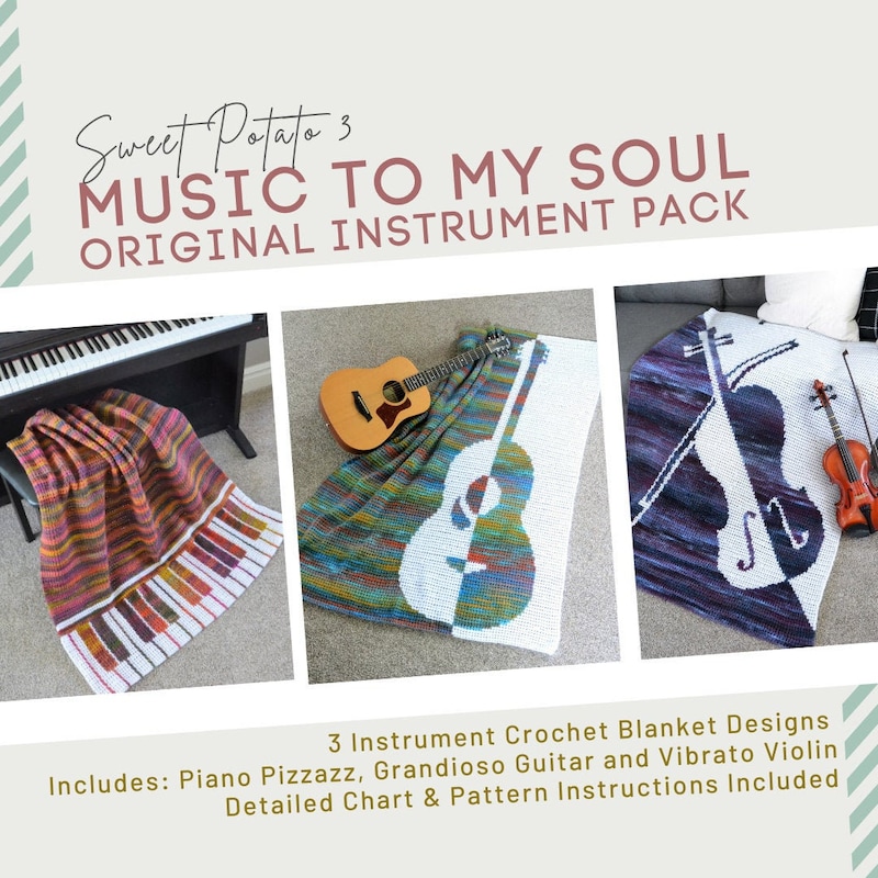 Music Instrument Blanket - Etsy