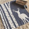 Crocodile River Print Pattern Hooded Blanket