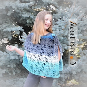 Summer Daze Wrap Crochet Pattern, summer shawl, womens shawl, kids shawl, spring cover up, summer accessory, womens crochet garment image 1