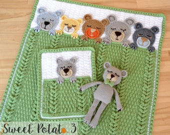small teddy bear set