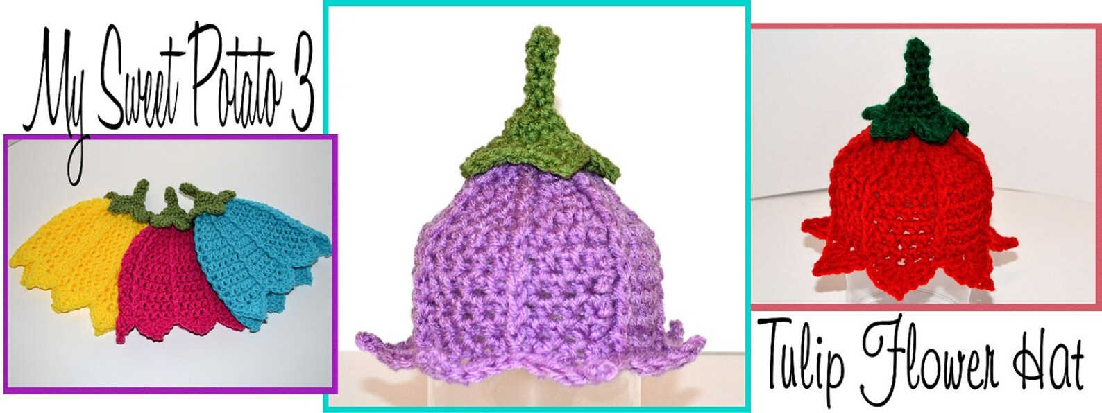 Tulip Flower Hat Crochet Pattern Spring Hat Flower Etsy