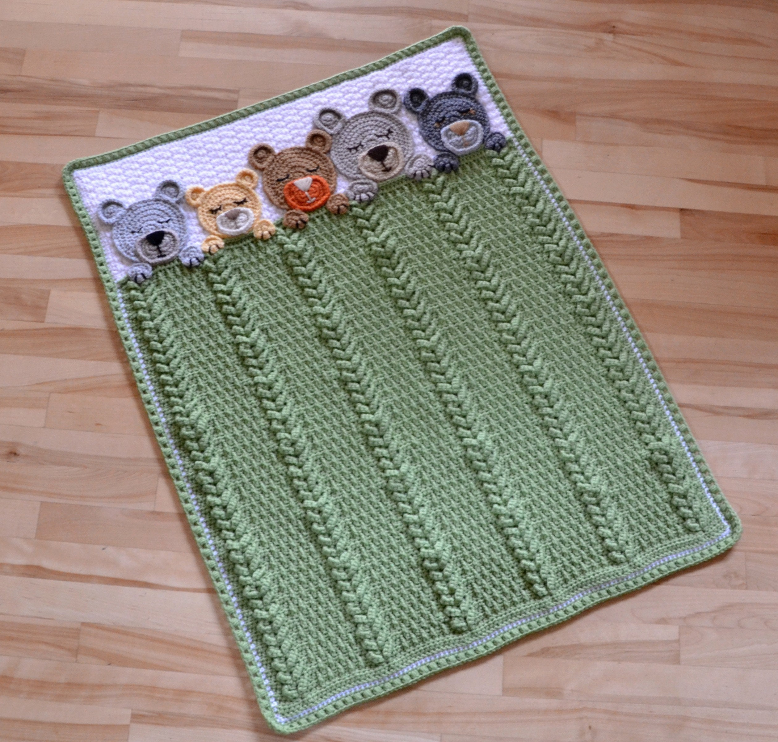 24 Teddy Bear Blanket Crochet Patterns for Cozy Baby Gifts, Loveys, and Keepsake Afghans 14 Sleep Tight Teddy Bear Baby Blanket Crochet