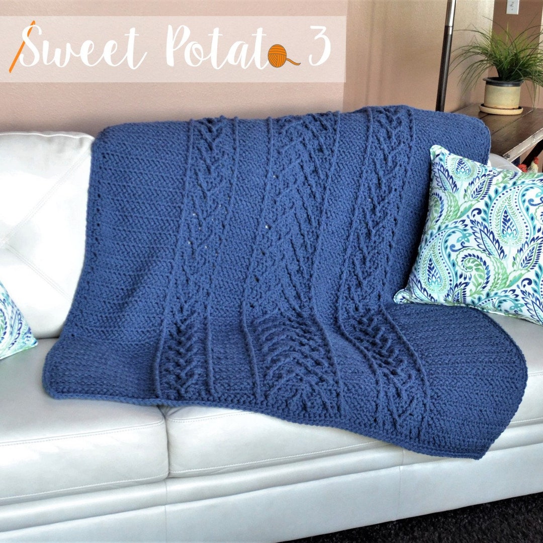 Serenity Blanket Big & Comfy Crochet Pattern, Bulky Crochet Blanket, Teen Blanket, Textured Crochet, Arrows, Angles, 2 Strands Crochet