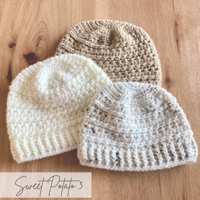 Winter Wishes Hat Crochet Pattern, textured crochet, Beanie, classic warm head warmer image 6