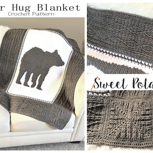 Bear Hug Blanket Crochet Pattern Cabin Crochet Blanket - Etsy