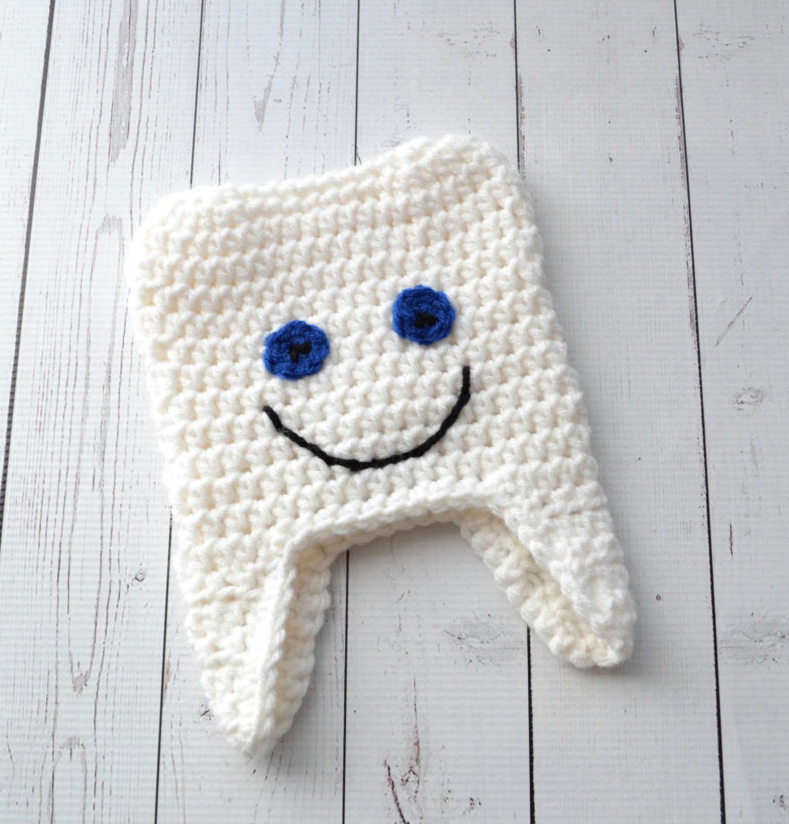 Sweet Tooth Hat Dentist Beanie Crochet Pattern Unique Etsy