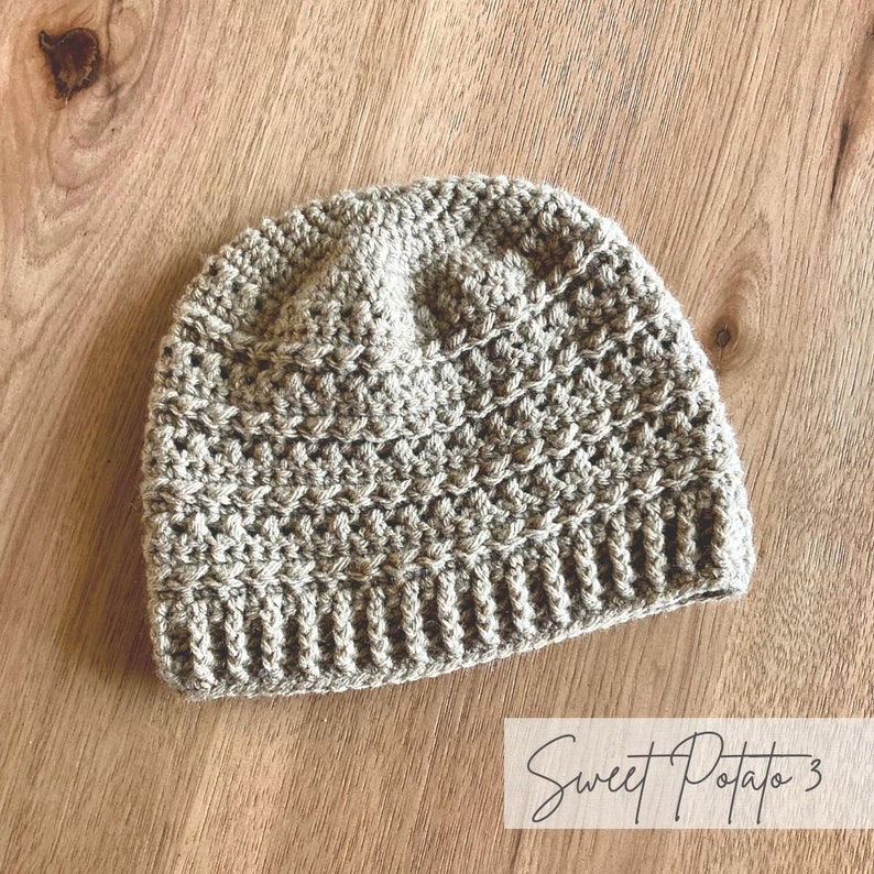 Winter Wishes Hat Crochet Pattern, textured crochet, Beanie, classic warm head warmer image 4