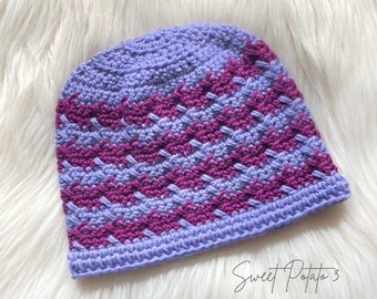 Helping Hands Hat - Crochet Pattern, beanie, textured crochet stitch