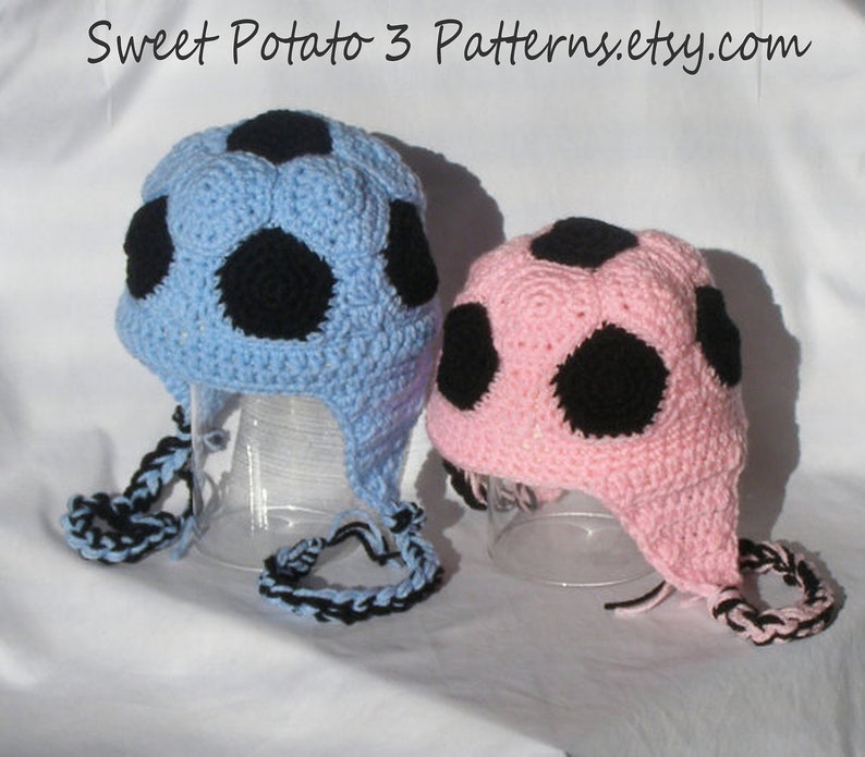 Soccer Beanie Crochet Pattern Sport Hat Soccer Goalie Etsy