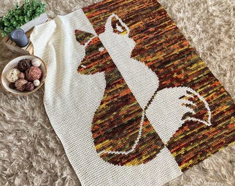 Clever Fox Häkeldecke Muster: Waldüberwurf (PDF-Muster), Cabin Decor