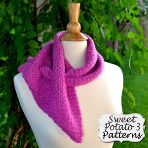 Interlace Scarf & Wrap Crochet Pattern, light weight crochet cowl, scarf for women, womens crochet accessory, gift idea, spring crochet image 2