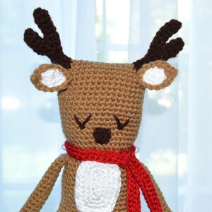 Rudy & Ruby the Reindeer Crochet Pattern for Stuffed Animal, Christmas Ami, Amigurumi pattern, rudolph reindeer, holiday crochet toy image 2