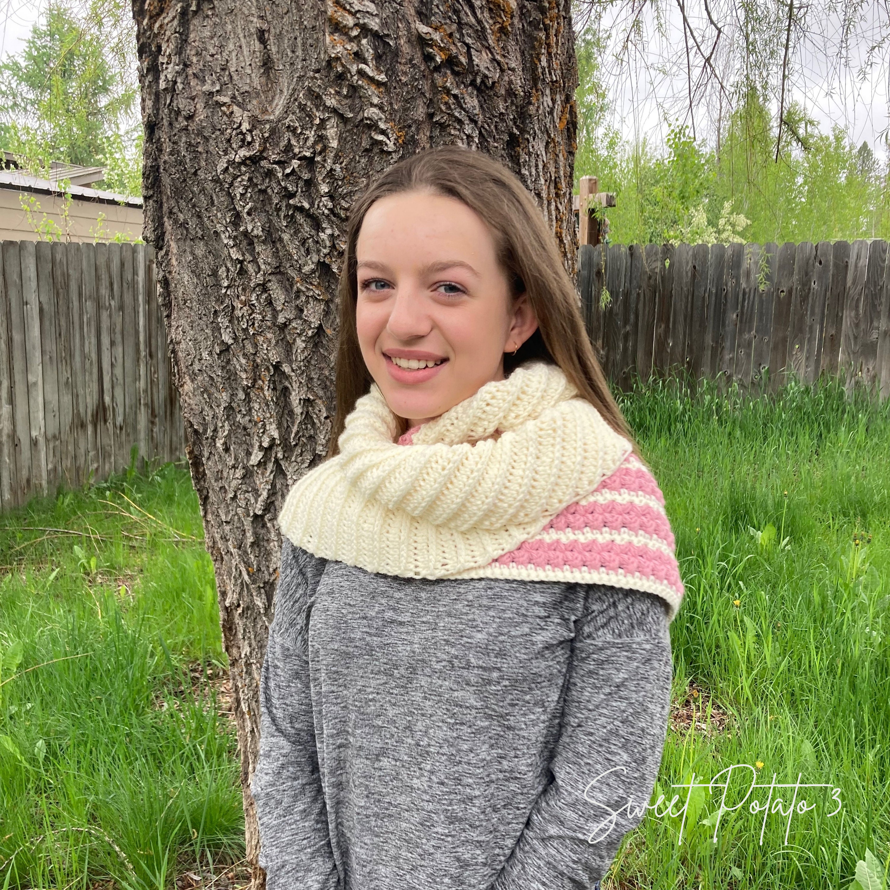 30 Cross Crochet Patterns: Elegant, Meaningful Designs for Bookmarks, Afghans, and Gifts 14 Cross My Heart Triangle Scarf Crochet