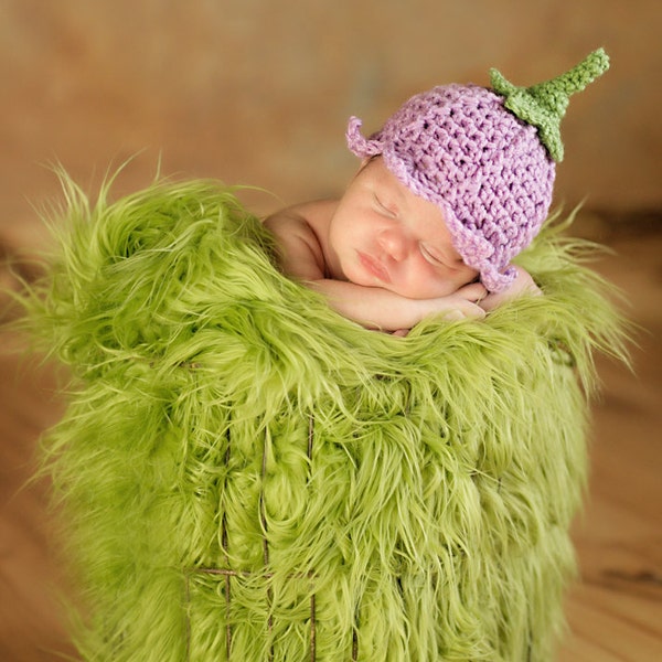 Tulip Flower Hat - Crochet Pattern, spring hat, flower crochet, photo prop, baby crochet hat, toddler hat, children's hat idea for spring