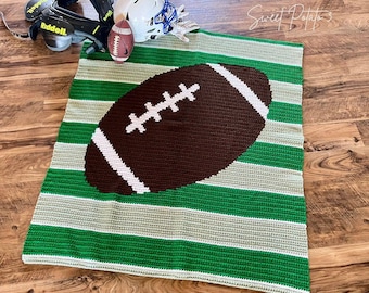 Fußball Häkeldecke Anleitung: Sport Liebhaber Geschenk (PDF Anleitung)