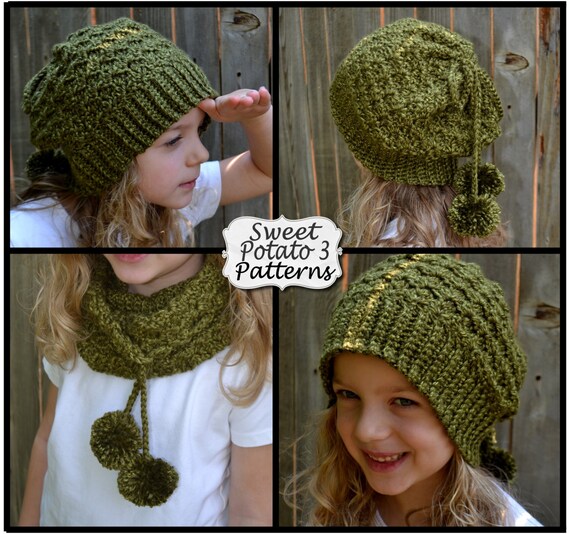 Wrap Me Tender Hooded Scarf Crochet Pattern - Sweet Potato 3