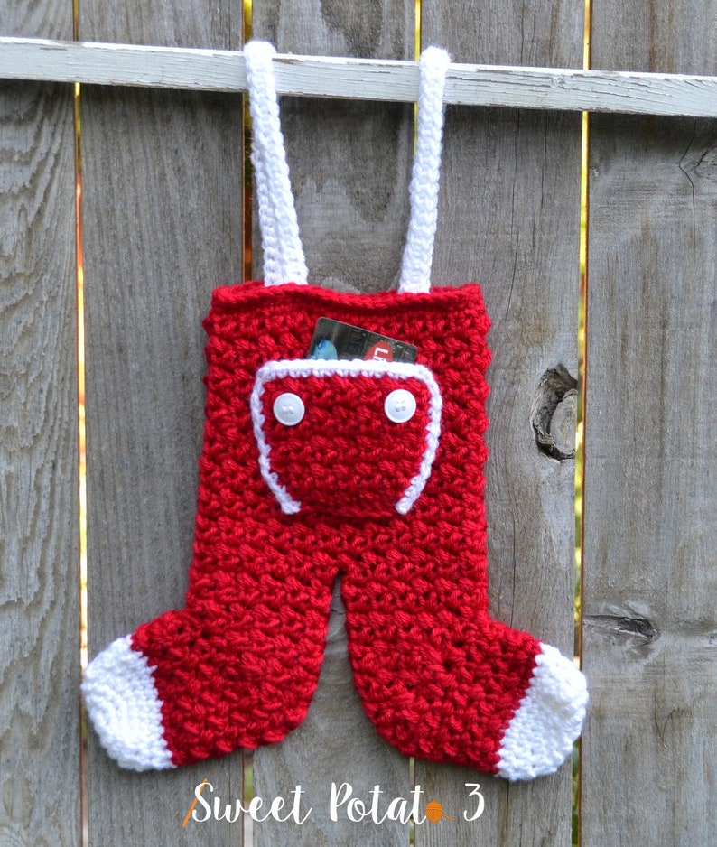 Long John Christmas Stocking  Crochet Pattern image 2