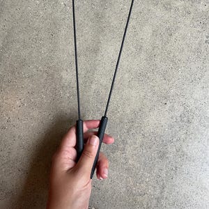 Handmade Puppet Arm Rods - Professional, 12 Inch, Black (Pair)