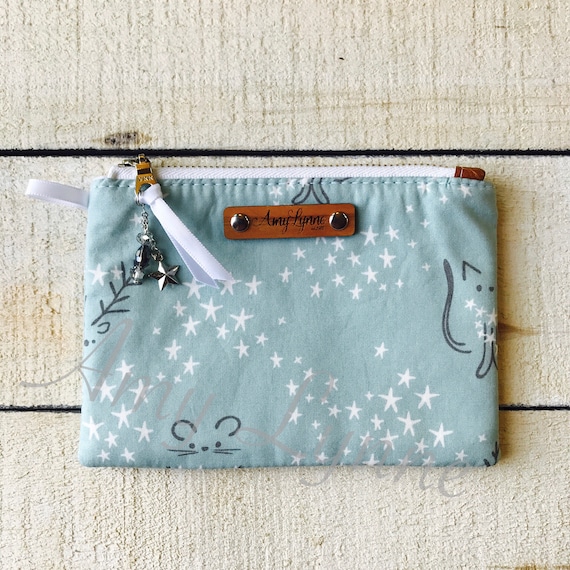 Coin Purse, Change Purse, Mini Wallet, Credit Card Pouch, Winter Fabric Purse