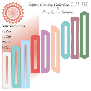 Zipper Overlay Collection I, II and III
