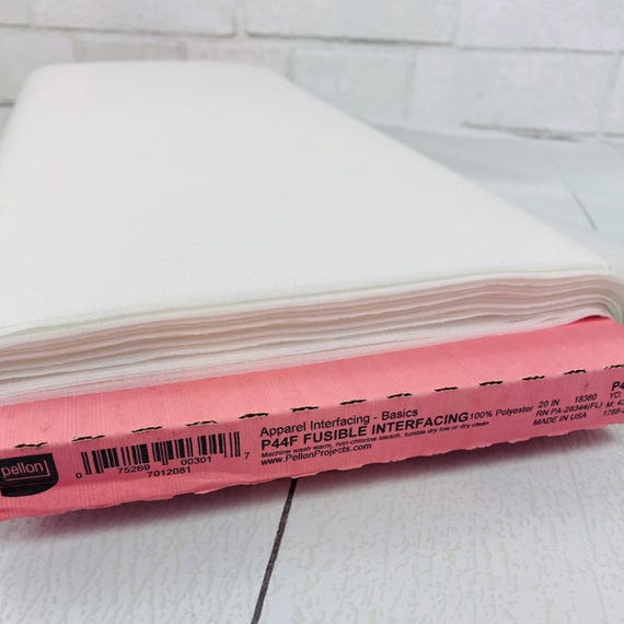 10 Yards Pellon P44F Fusible Interfacing 20" Wide, Thicker Version of P44F