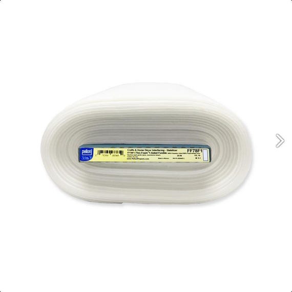 2 Yards Pellon® FF78F1 Flex-Foam™ – 1-Sided Fusible Stabilizer
