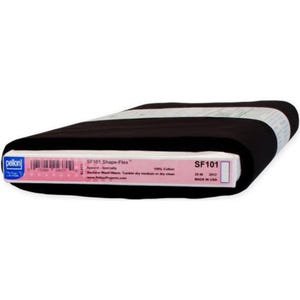2 Yards Pellon® SF101 Shape-Flex® Fusible Interfacing 20" Wide, Black