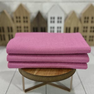 1/2 Yard, 18&quot;L x 36&quot;W Pink Violet Wool/Rayon Blend Felt