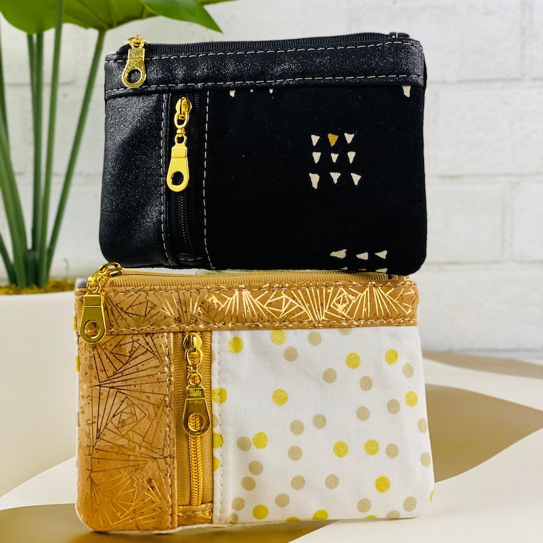The Zippy Clutch Mini Wallet™ PDF Pattern Add-On, You will need the Zippy Clutch Pattern to complete this image 1