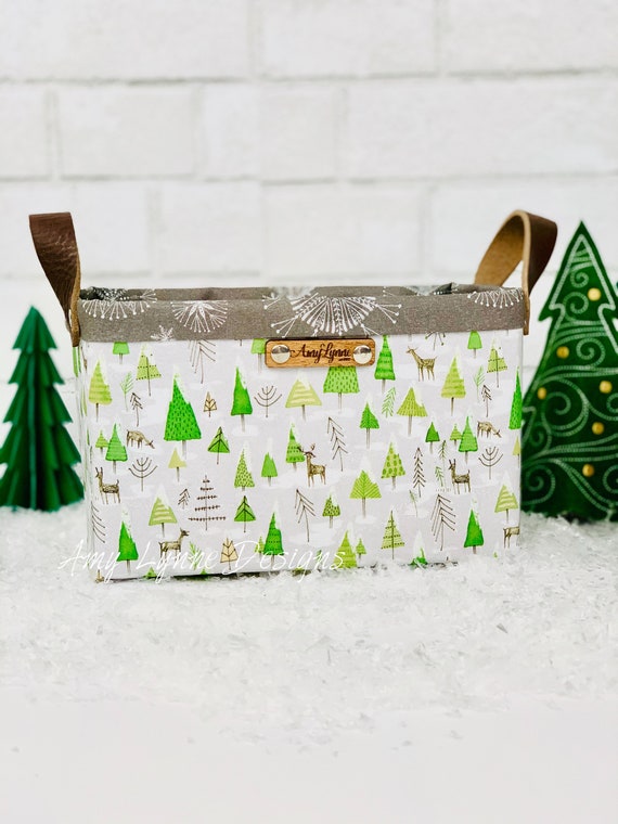 Perfect Catch-All Winter Basket, Mail Basket, Candy Basket, Napkin Holder, Basket For Coffee Pods, Winter Basket