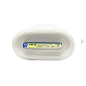 May include: A roll of white Pellon FF78F1 Flex-Foam 1-Sided Fusible Interfacing for crafts and home decor projects. The label reads "Crafts & Home Decor Interfacing - Stabilizer FF78F1 Flex-Foam 1-Sided Fusible".