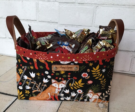 Perfect Little Fall Fox Basket