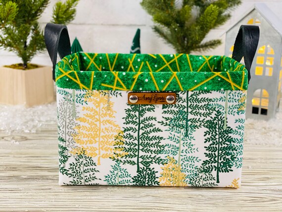 Perfect Catch-All Winter Trees Basket